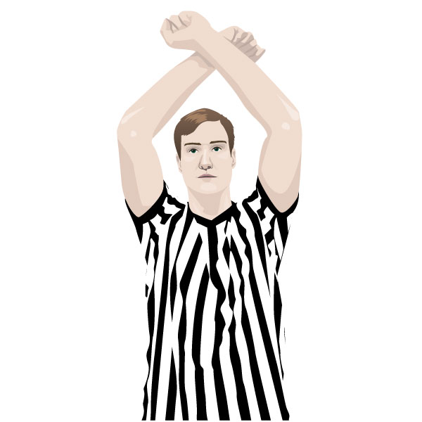 hands crossed above head