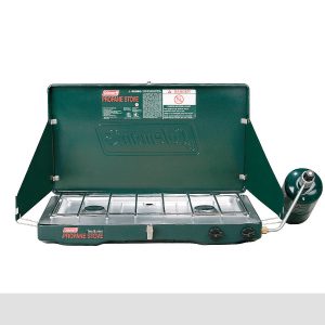 coleman 2 burner propane camp stove
