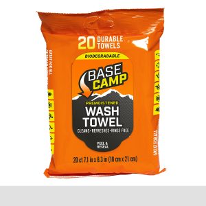 dead down wind base camp biodegradable wash towels