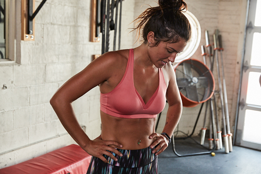 An image of a woman exercising.