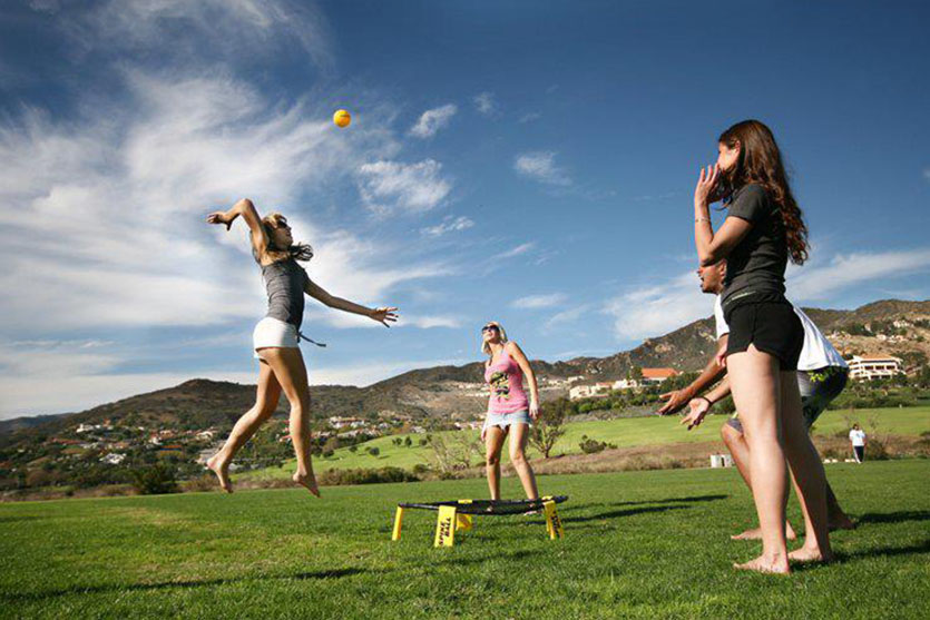 Spikeball Game Ball and Net Set, Indoor and Outdoor