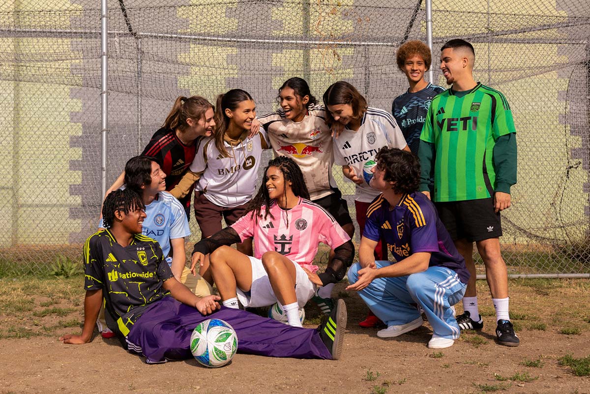 people wearing MLS jerseys