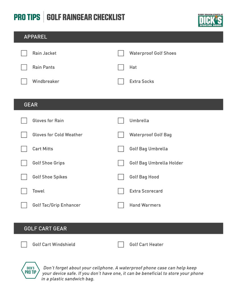 Marathon Checklist