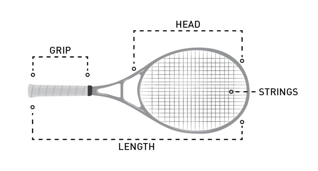 tennis racquet graphic