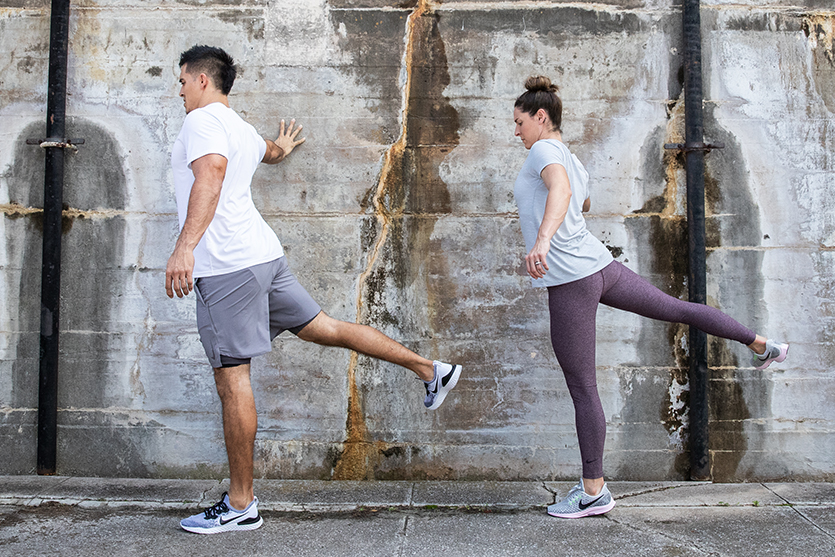 Leg stretches sales for after running
