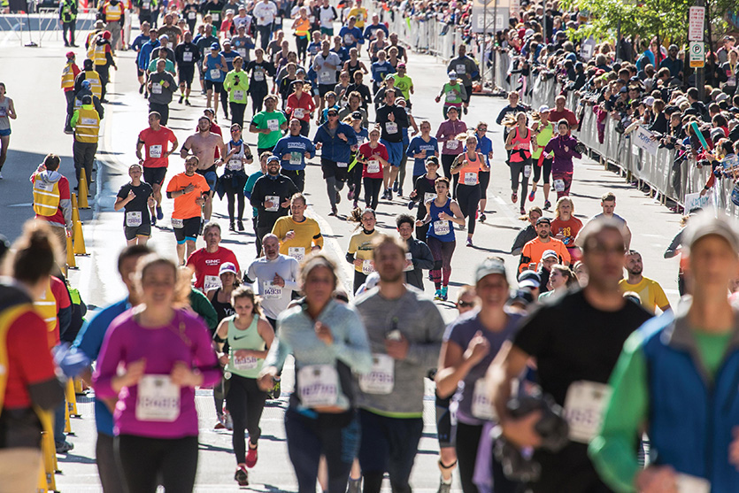 Picture of runners in a marathon.