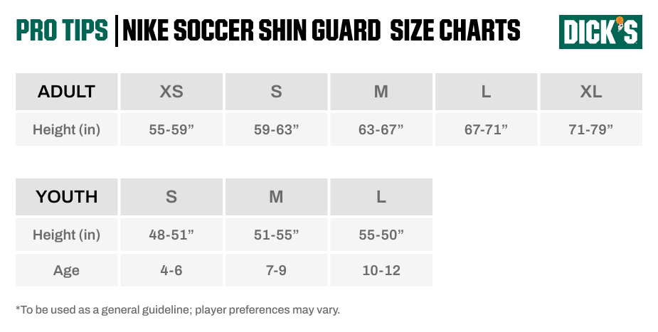 nike size chart 
