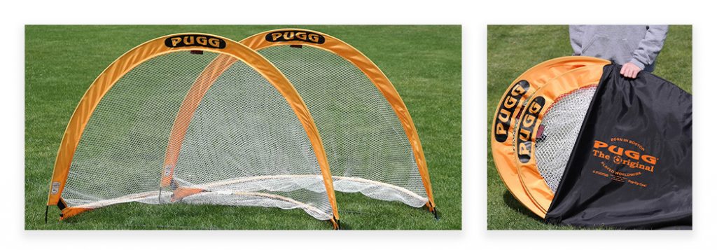 portable PUGG soccer goal set