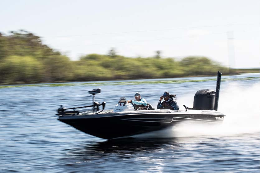 A boat on the water