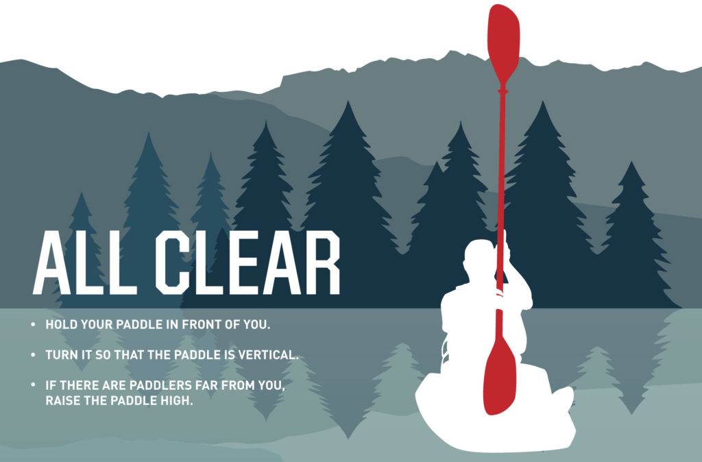 All Clear kayak paddle signal