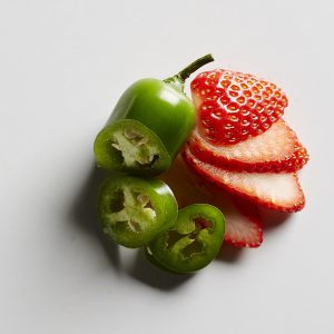 Strawberry and jalapeno