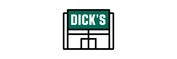 Store icon with Dick's logo.