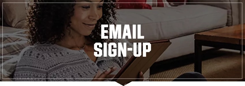 Email sign up get $20 off $100