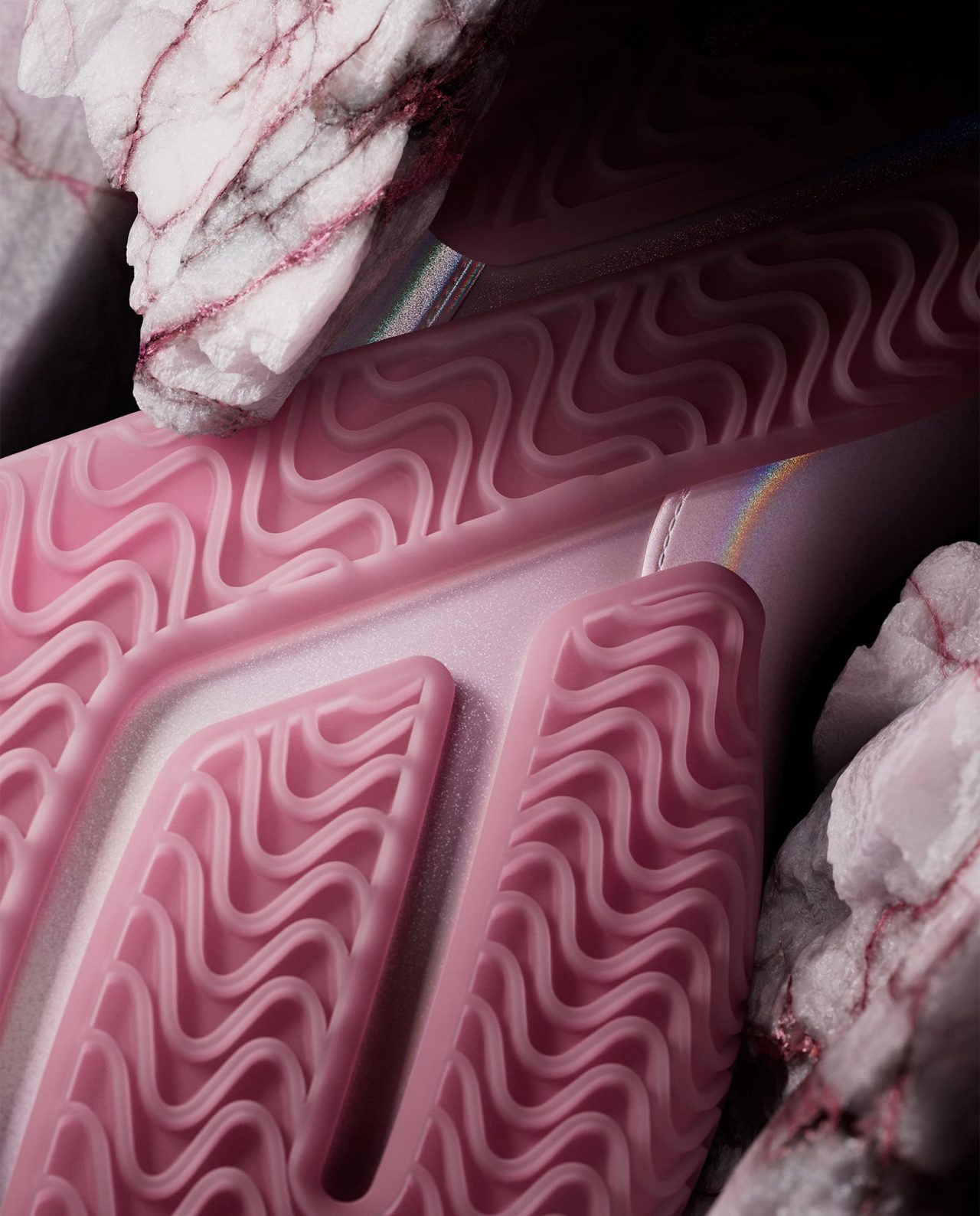 Close up detail of Lebron shoe.